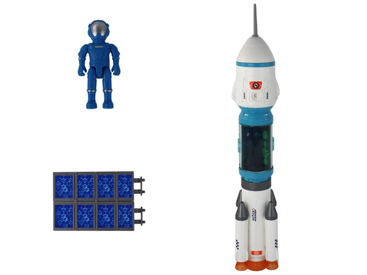 Kosmos Zestaw Kosmiczny Rakieta  Dźwięk Światła 12 el.