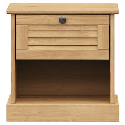 Szafka nocna VIGO, 42x35x42 cm, lite drewno sosnowe