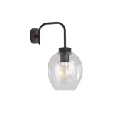 Kinkiet LUKKA K1 BLACK/TRANSPARENT