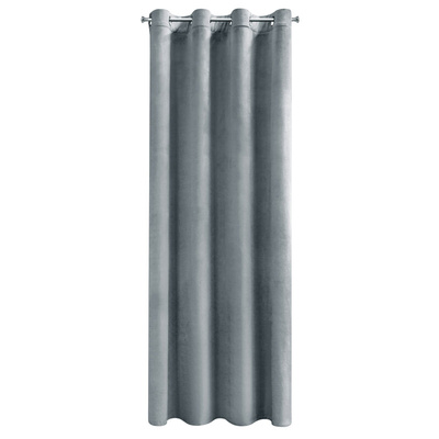 Zasłona Melanie szara 140x260