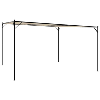 Altana, beżowa, 4x4 m, 180 g/m?, tkanina i stal