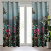 Zasłona Aline ciemnozielona 140x250