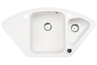 Zlewozmywak Merkury 01 / biały arktyczny