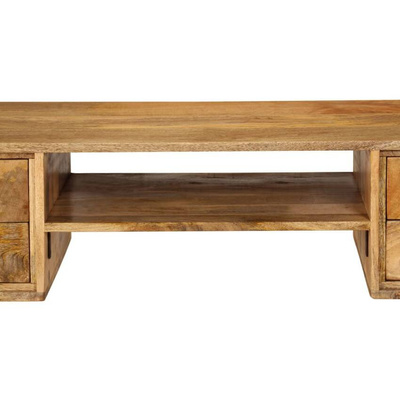 vidaXL Biurko z litego drewna mango, 115 x 47 x 76 cm
