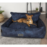 Scruffs & Tramps Legowisko dla psa Kensington, L, 90x70 cm, granatowe
