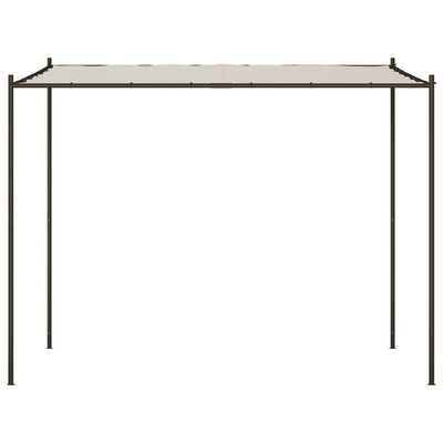 vidaXL Altana, biała, 3x3 m, 180 g/m², tkanina i stal