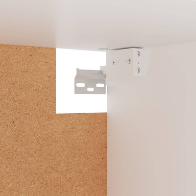 Szafka, biała 100x32,5x35 cm, materiał drewnopochodny