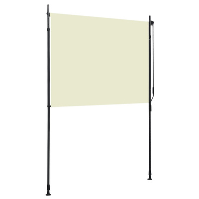 vidaXL Roleta zewnętrzna, 150x270 cm, kremowa