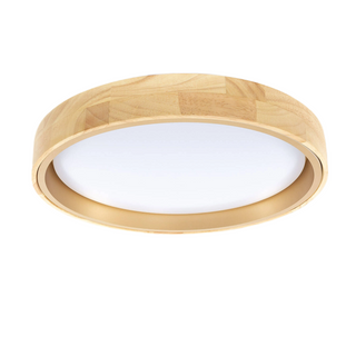 Plafon okrągły Drewniany-złoty ?40 cm 24W Abruzzo Vero