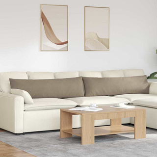 Poduszki na sofę 2 pcs Ciemnoszary 145 x 40 cm tkanina