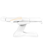 Fotel kosmetyczny elektr. Lux biały 100708