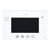 Monitor głośnomówiący biały 7cali stacja + kamera