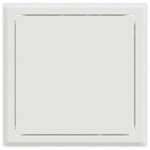 Panel dostępu 2 szt. Biały 23 x 23 x 3 cm Stal
