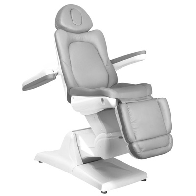 Fotel kosmetyczny elektr. Azzurro 870 3 siln. szary 109076
