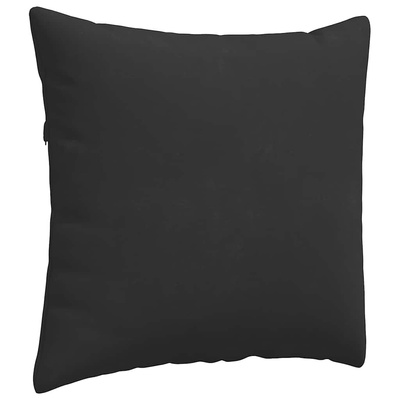 Poduszki na sofę 2 pcs Czarny 45 x 45 cm tkanina