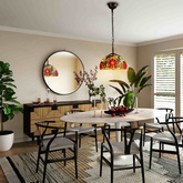 Lampa wisząca Szklany Witraż E27 Abruzzo Capolavoro 3