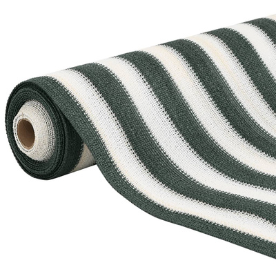 Siatka cieniująca, zielono-biała, 1,5x25 m, HDPE, 195 g/m?