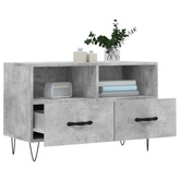 vidaXL Szafka pod TV, szarość betonu, 80x36x50 cm wariant 7