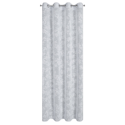 Zasłona Amber szara 140x250