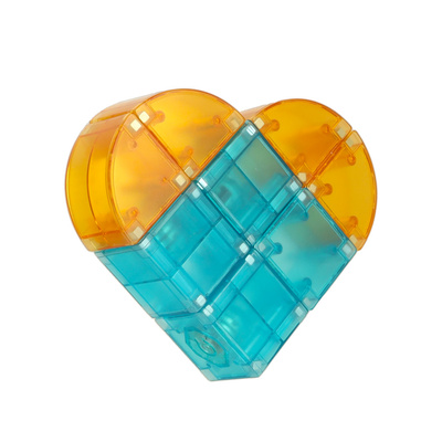 Klocki magnetyczne świecące 64 el.