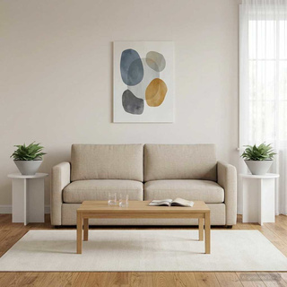 Stojak na rośliny 2 pcs Biały wysoki połysk 40 x 40 x 40 cm