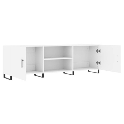 vidaXL Szafka pod TV, biała, 150x30x50 cm, materiał drewnopochodny model standard