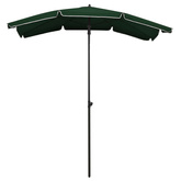 Parasol ogrodowy na słupku, 200x130 cm, zielony
