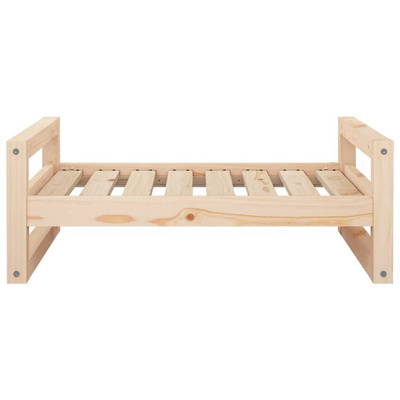 vidaXL Legowisko dla psa, 75,5x55,5x28 cm, lite drewno sosnowe