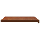 Parapet okienny Brązowe drewno 80 x 50 x 4,5 cm PVC