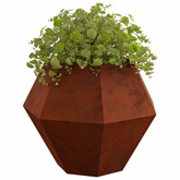 Donica 2 pcs Rdzawy 100 x 100 x 80 cm
