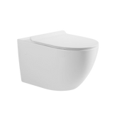 MISKA WC PODWIESZANA, BEZKOŁNIER LIVADIA, Z DESKĄ WOLNOOPAD OKRĄGŁA