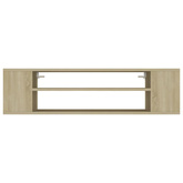 Wisząca szafka TV, dąb sonoma, 100x30x26,5 cm