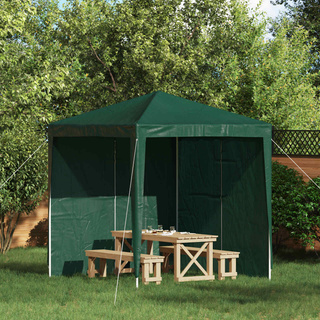 Ściana boczna namiotu na imprezy 2 pcs zielony 200 x 195 cm