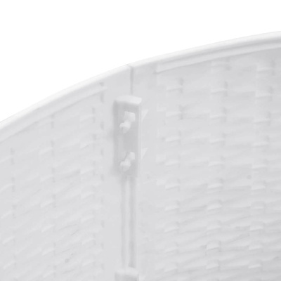 Osłona pod choinkę, biała, ?65x23 cm, plastikowa