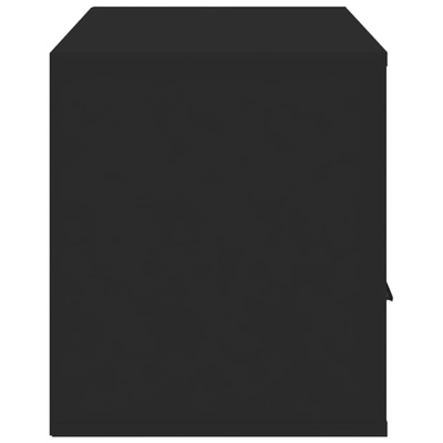 vidaXL Szafka pod TV, czarna, 100x35x40 cm, materiał drewnopochodny