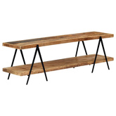 vidaXL Szafka pod TV, 160 x 40 x 50 cm, lite drewno mango