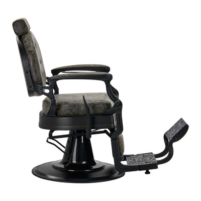 Gabbiano fotel barberski President Old Leather Zielony 148104