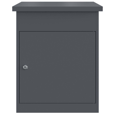 Skrzynka na przesyłki Z blokadą Antracyt 47.5 x 38 x 59 cm Stal