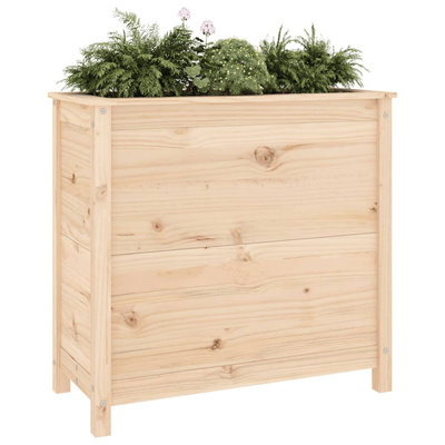 vidaXL Donica ogrodowa, 82,5x40x78 cm, lite drewno sosnowe