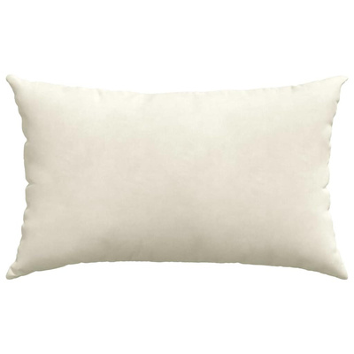 Poduszki na sofę 2 pcs Kremowy 50 x 30 cm Tkanina sztruksowa