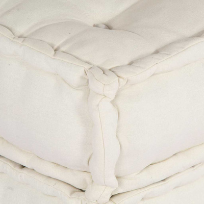 Modularna jednostka sofy 2 pcs kremowy 140 x 70 x 36 cm tkanina