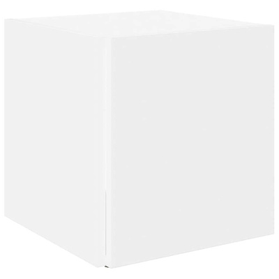 vidaXL Stolik boczny, biały, 33x33x34,5 cm, materiał drewnopochodny