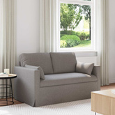 Sofa Ciemnoszary 139 x 78 x 80 cm tkanina