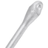 vidaXL Składana kotwica, srebrna, 3,2 kg, żeliwo ciągliwe