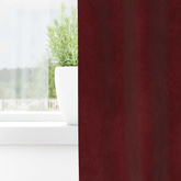 Zasłony zaciemniające 2 pcs Czerwone wino 140 x 245 cm Aksamit