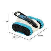 Samochód zdalnie sterowany pojazd gąsiennicowy RC REVOLT TG1006 High-Performance Track Racer 2.4GHz LED Off-Road Zasięg do 40m niebieski