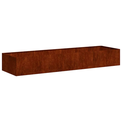 Doniczka Rusty 280x80x40 cm Stal nierdzewna