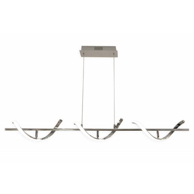 Lampa wisząca Chrom 30W 110cm Abruzzo Spirali 2