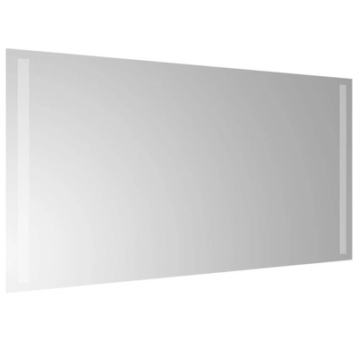 vidaXL Lustro łazienkowe z LED, 80x40 cm