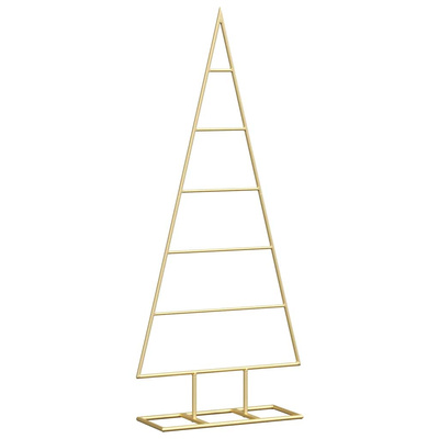 Metalowa choinka świąteczna złoty 90 cm Stal Malowana Proszkowo